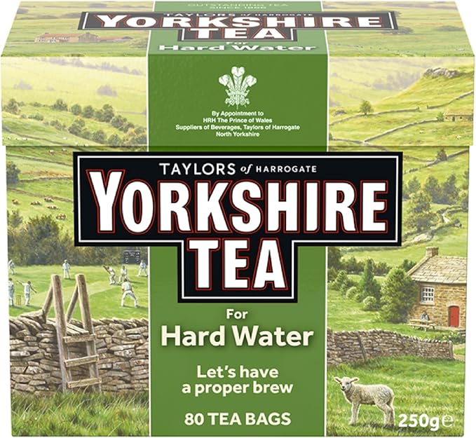 Yorkshire Hard Water Tea Bags 80's 250g
