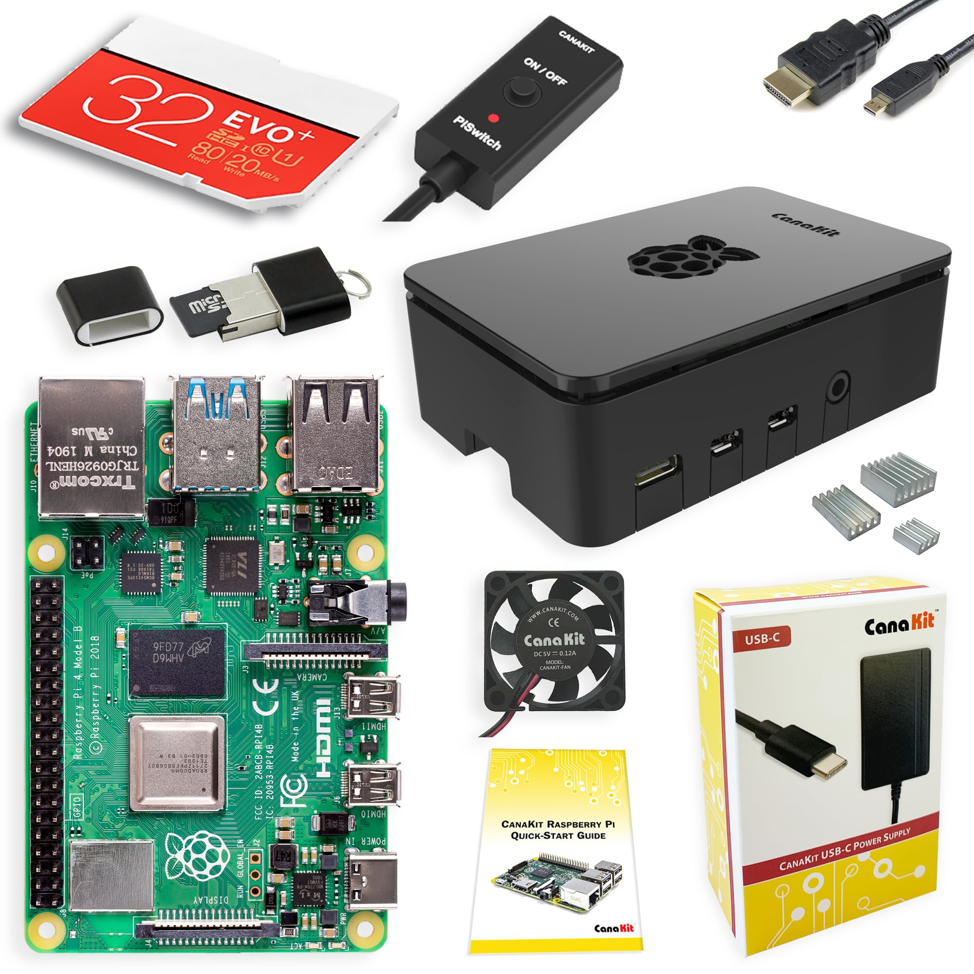 CanaKit Raspberry Pi 4 Starter Kit - 2GB RAM