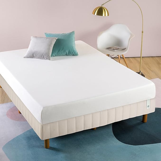 Zinus Justina Quick Snap Ensemble Bed Base Frame - Good Design Award Winner - Double Queen Size Bedding Size Queen Bed - AfterPay & zipPay Available