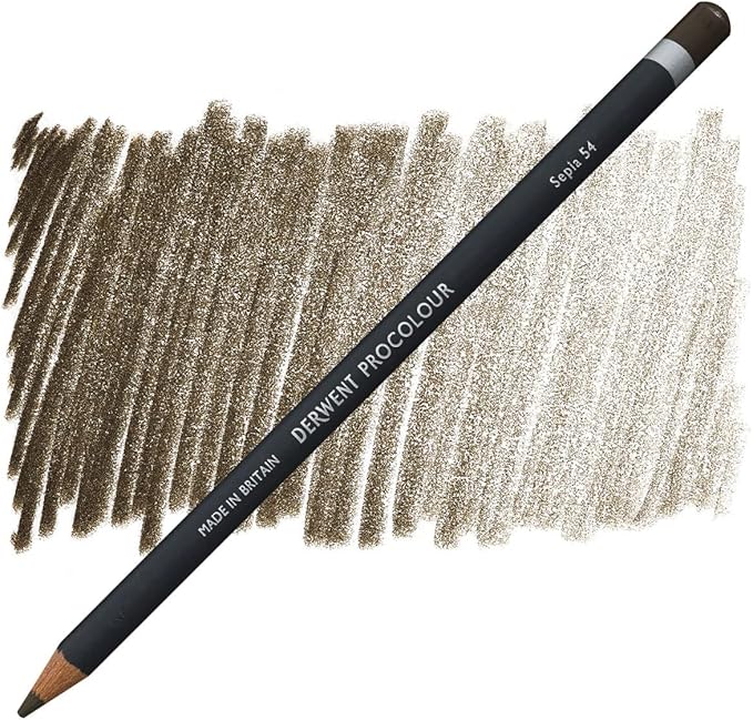 Derwent Procolour Pencil Sepia 54 x Carton of 6 : 2302486