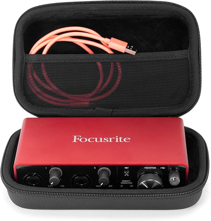 Analog Cases Glide Case For The Focusrite Scarlett 2i2 by Sounds Easy