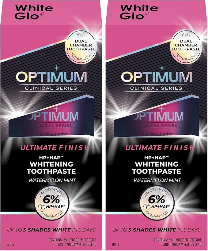 White Glo Optimum Ultimate Toothpaste 100g