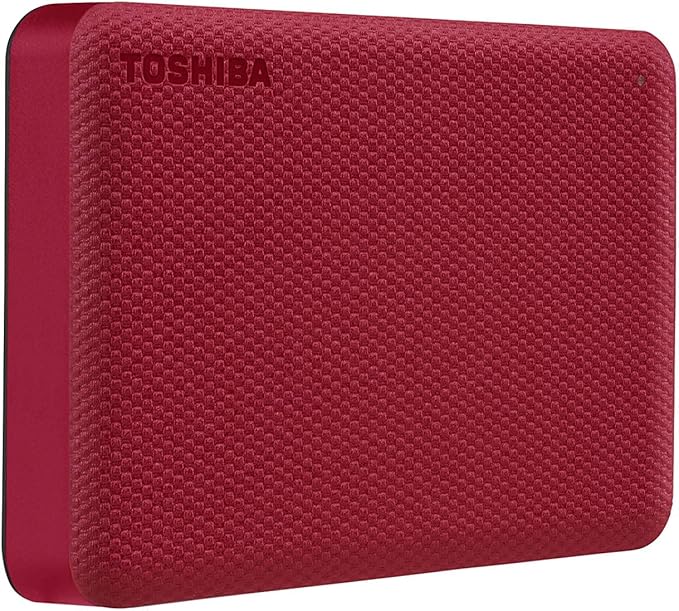 External Hard Drive Toshiba Canvio Advance 4TB Red