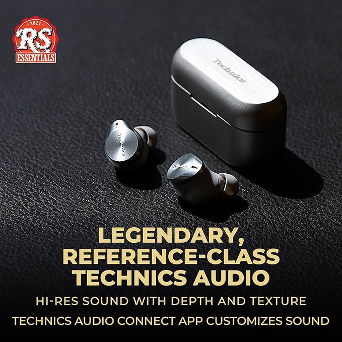 Technics EAH-AZ80 True Wireless Earbuds, Silver by Addicted to Audio