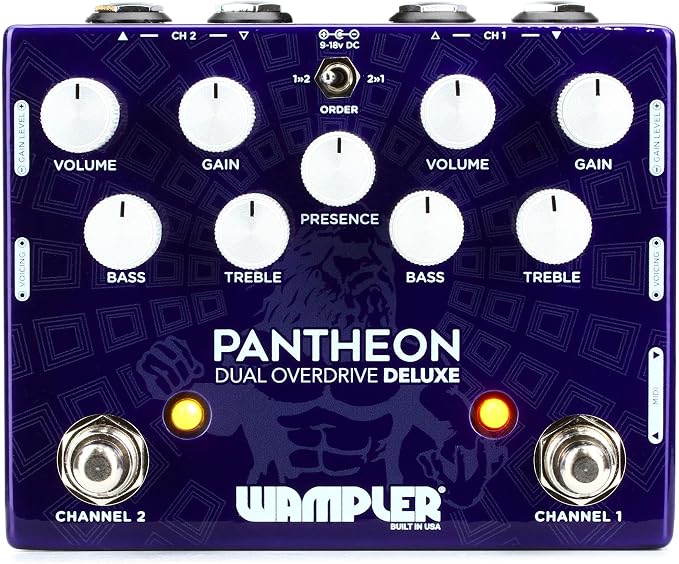 Wampler Dual Pantheon Deluxe Overdrive Pedal