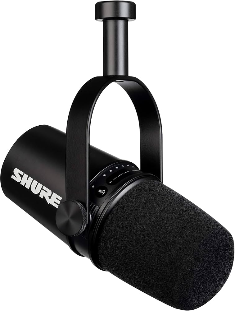 Shure MV7 Podcast Microphone USB/XLR Black