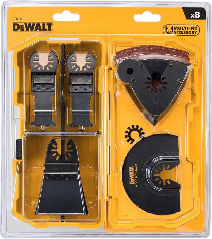 DeWalt DT20731-QZ Multi-Tool-Set (8 Piece)