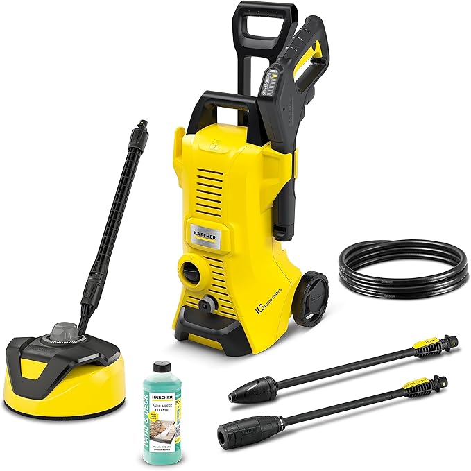 Karcher K3 Power Control Home T5 Pressure Washer Yellow One Size / EU Plug