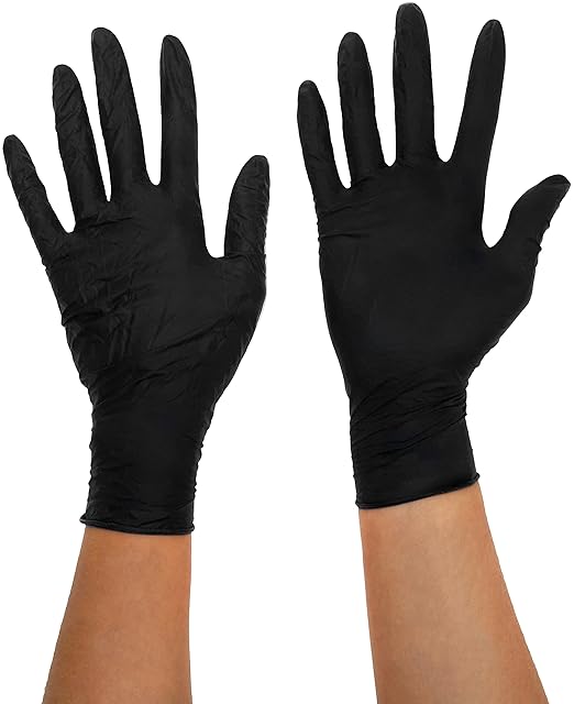 Black Mamba Nitrile Workshop Gloves Box 100 Units Black M