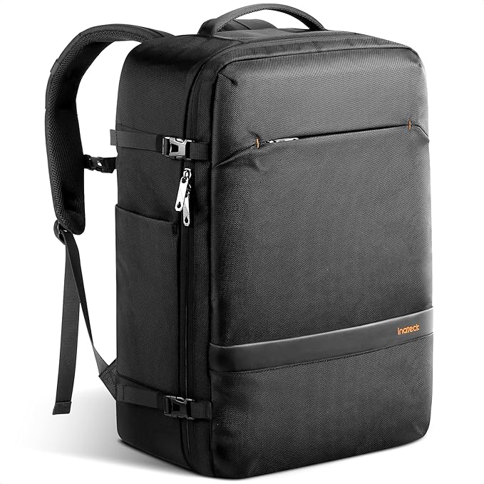 Inateck 42L Travel Backpack, Carry On Luggage 22x14x9 Airline Approved Extra Large Cabin Luggage Backpack For Women Men Fit 15.6 Inch Laptop