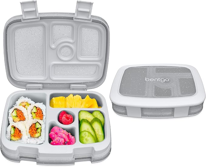 Bentgo Kids Print Leak-proof Bento Lunch Box Silver Glitter