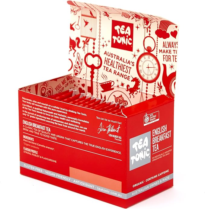 Tea Tonic Organic English Breakfast Tea - 20 Tea Bags