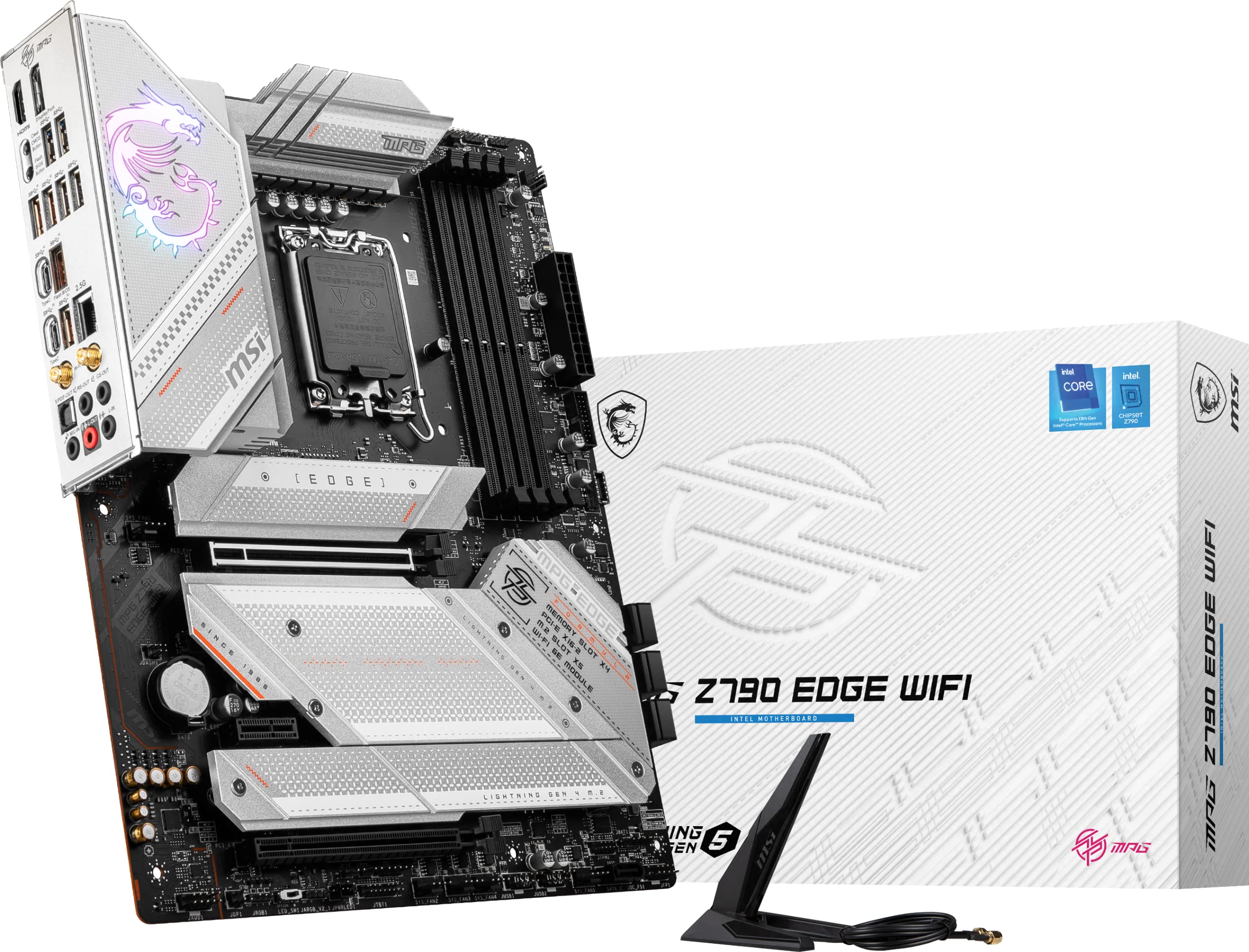 MSI MPG Z790 Edge Wifi LGA1700 ATX Desktop Motherboard