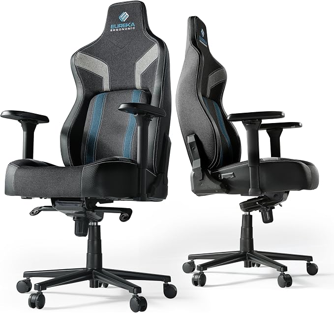 Eureka GC08 Python II Series Ergonomic Chair (Black/Blue)