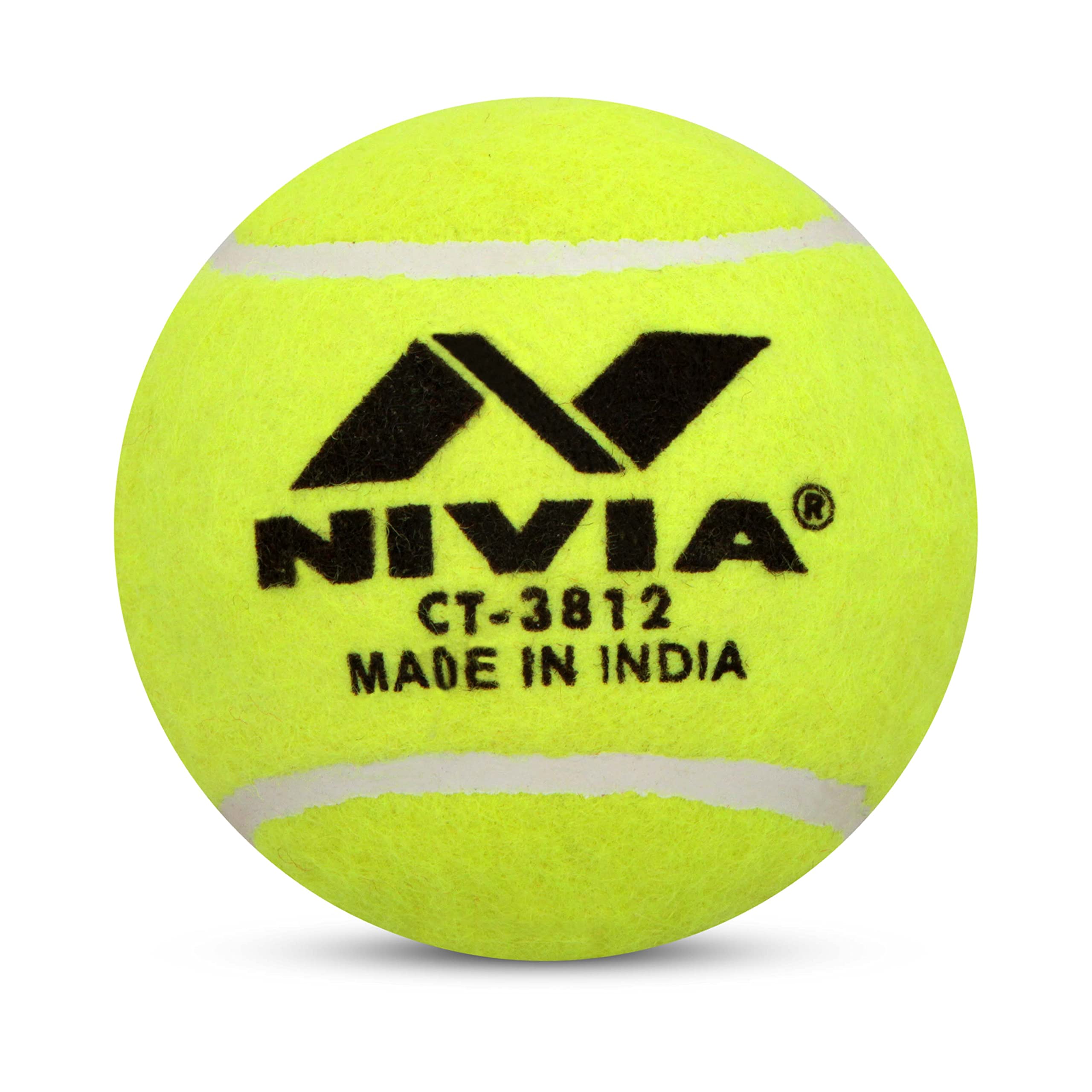 Nivia Heavy Tennis Ball Cricket Ball (Pack of 12)