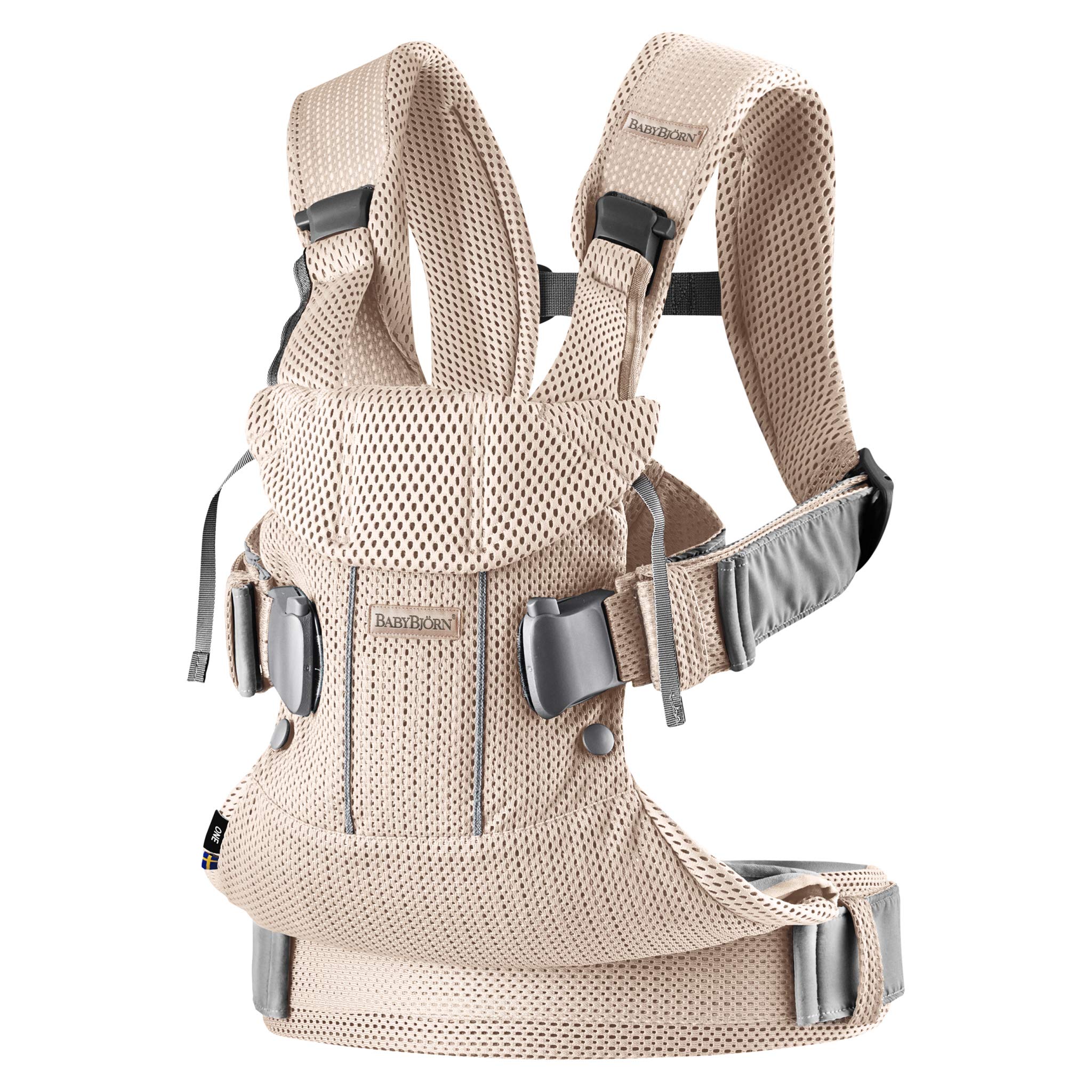BabyBjörn Baby Carrier One Air - Pearly Pink, 3D Mesh