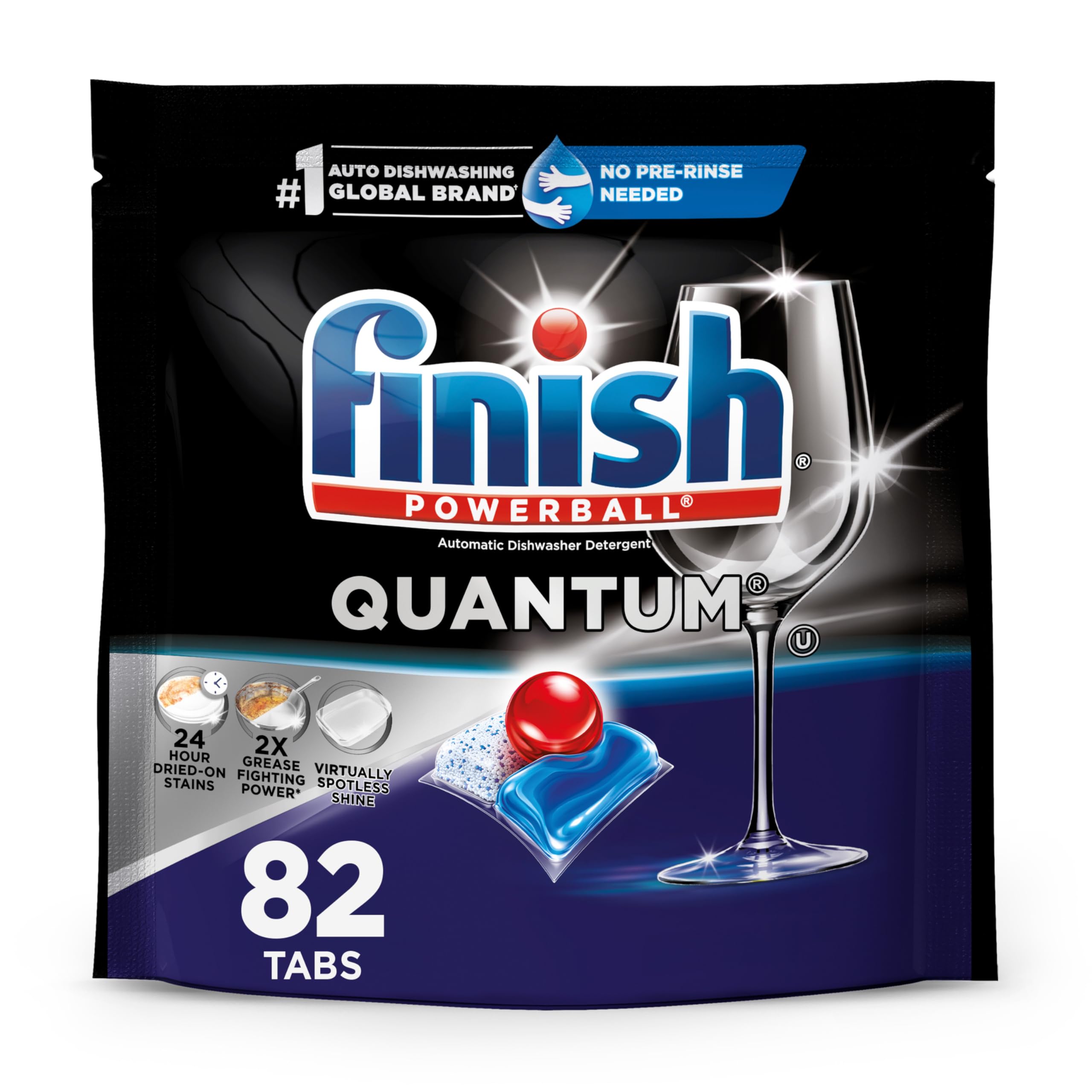 Finish - Quantum - 82ct - Dishwasher Detergent - Powerball - Ultimate