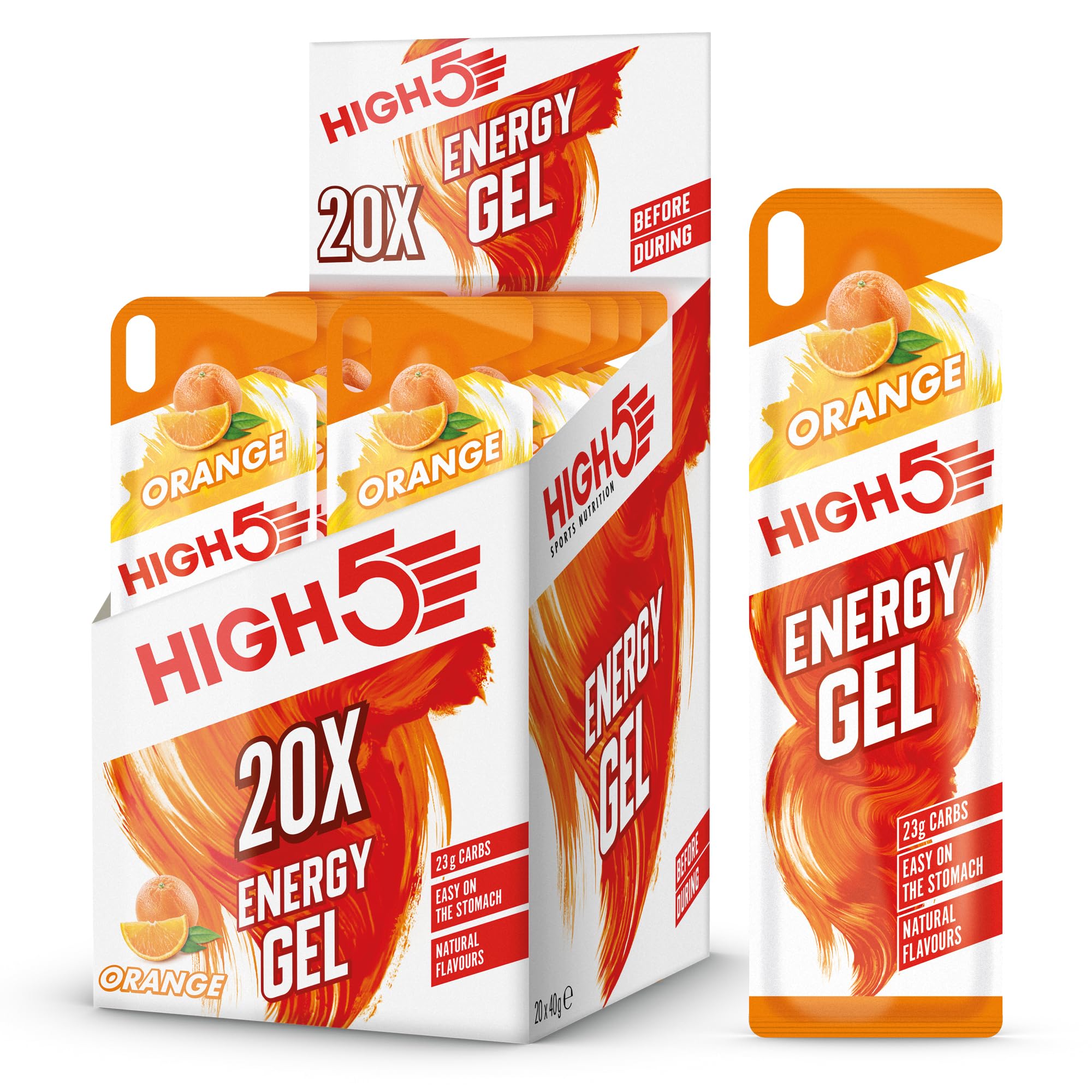 HIGH5 Energy Gel 40gr x 20 Gels Orange