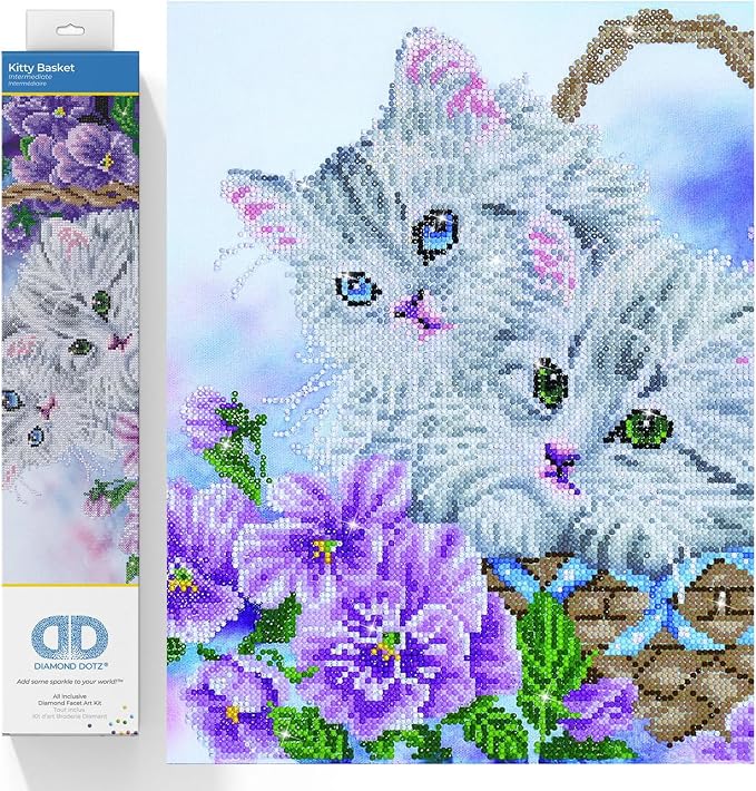Diamond Dotz Kitty Basket