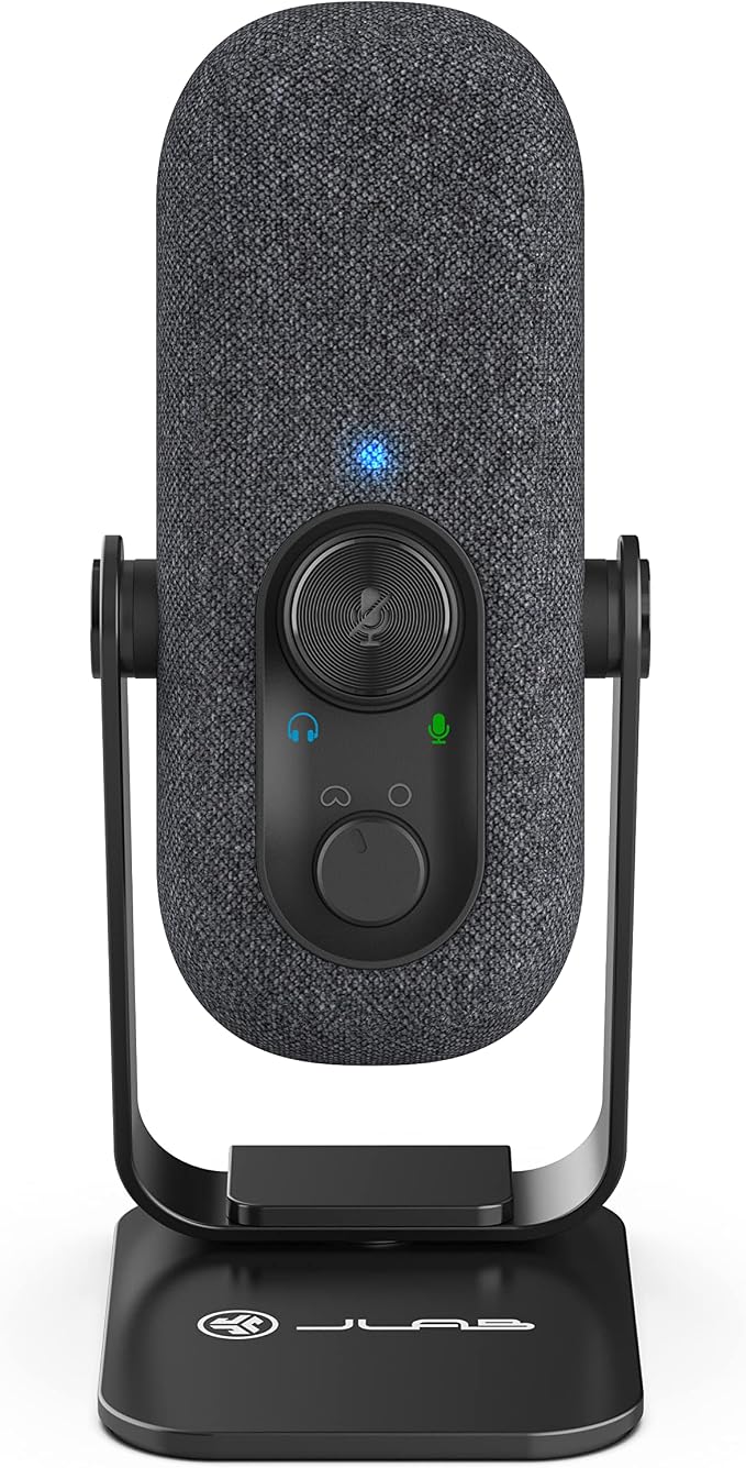 Jlab Go Talk USB Microphone, Go Talk, Black