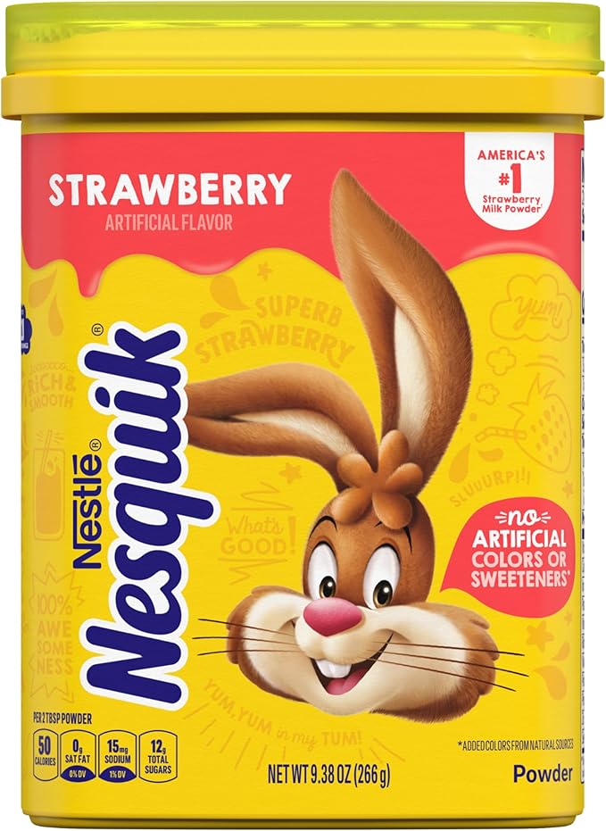 Nesquik Strawberry Powder Drink Mix 9.38oz