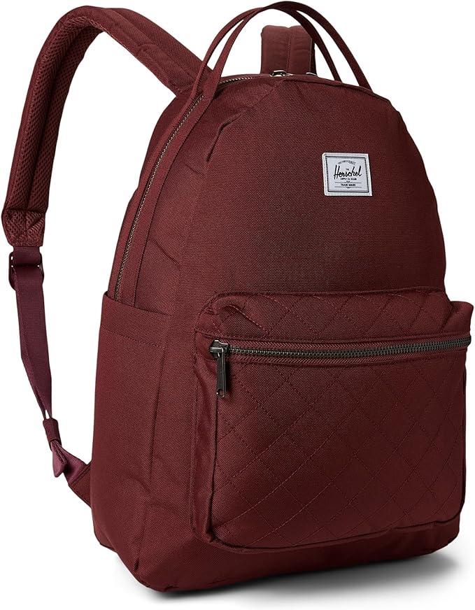 Herschel Supply Co Womens Black Tonal Nova Recycled-polyester Backpack