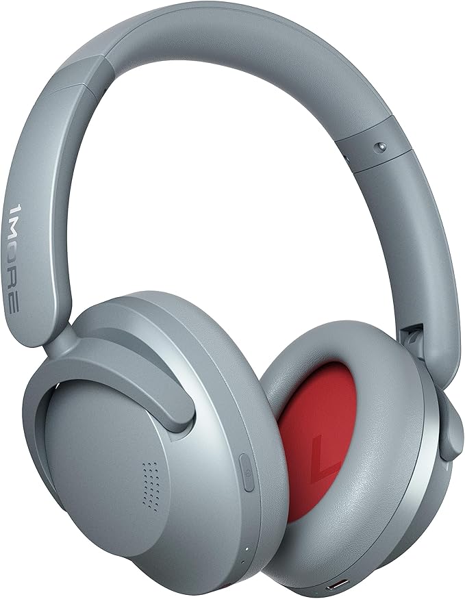 1MORE SonoFlow Active Noise Cancelling Headphones, Over Ear Bluetooth Headphones with LDAC, Hi-Res Wireless Audio, 70H Playtime, 5 Mics, Clear Calls