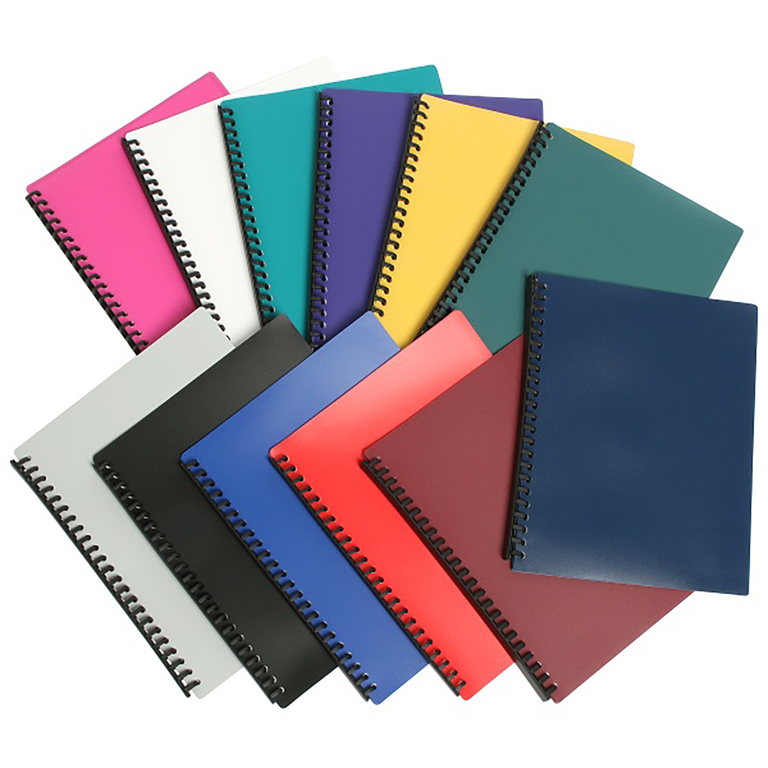Marbig Display Book Refillable 20 Pocket A4 Black