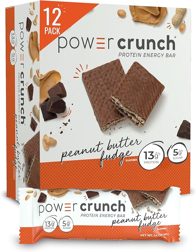 Power Crunch Protein Energy 12 Bars Peanut Butter Fudge