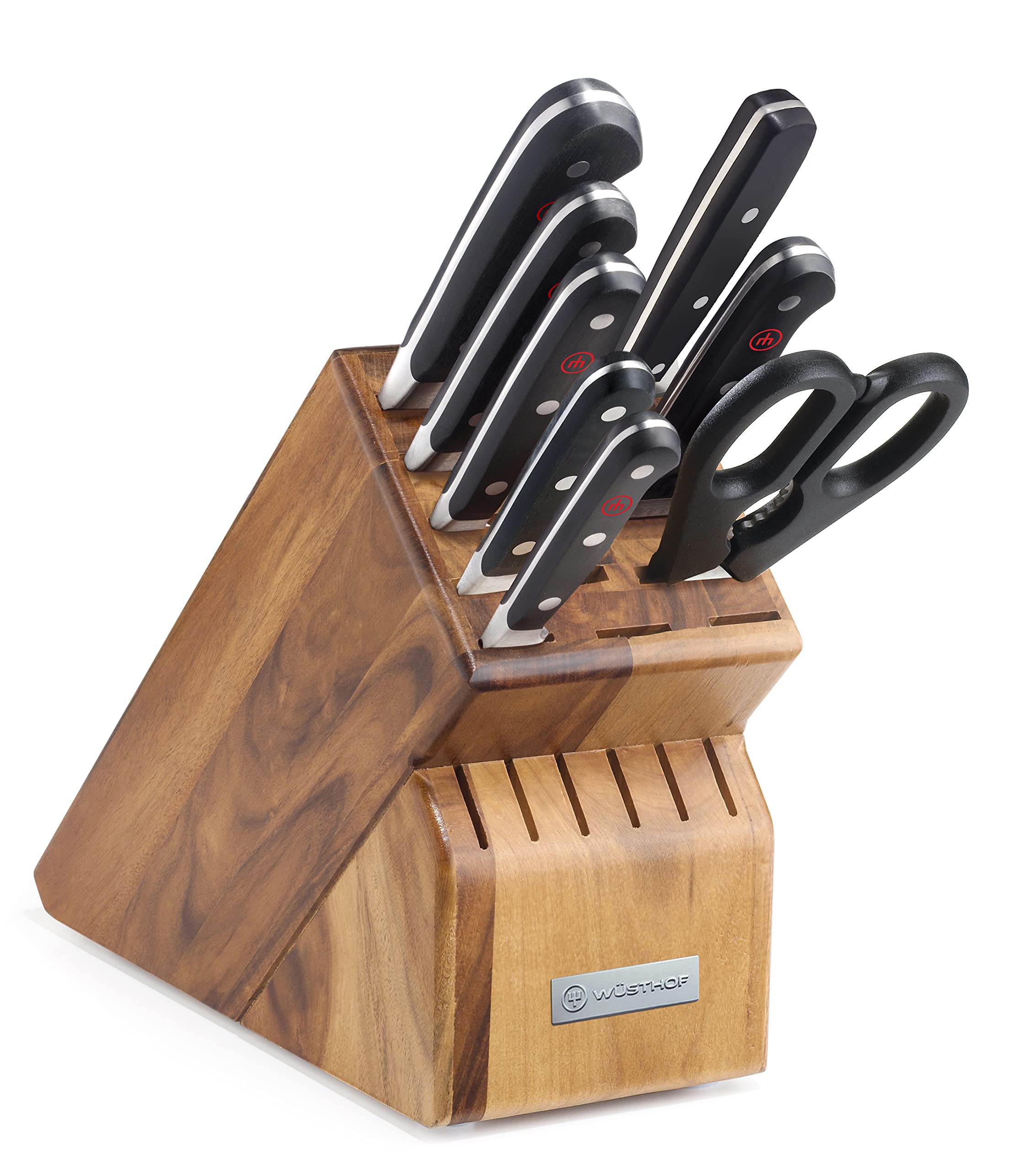 Wusthof Classic 9 PC Knife Set Black
