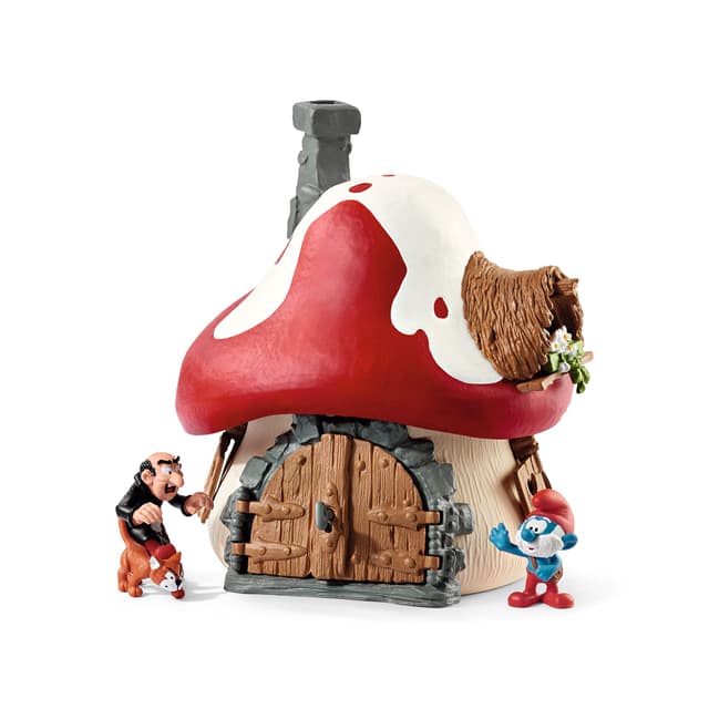 Schleich - Smurf House With 2 Figurines