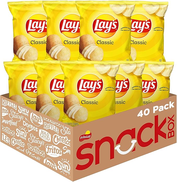 Lay's Potato Chips Classic Flavor Bag, 8 oz