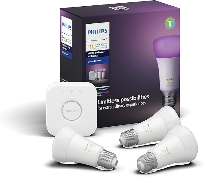 Philips Hue White E27 Starter Kit