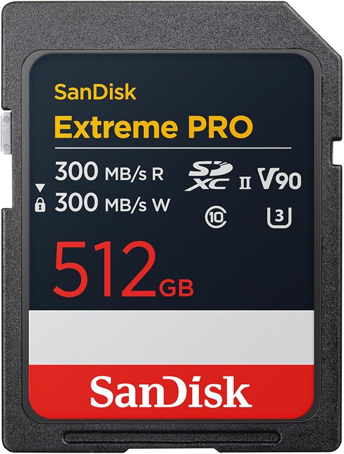 SanDisk Extreme Pro SDXC 512GB 280MB/s UHS-II Memory Card