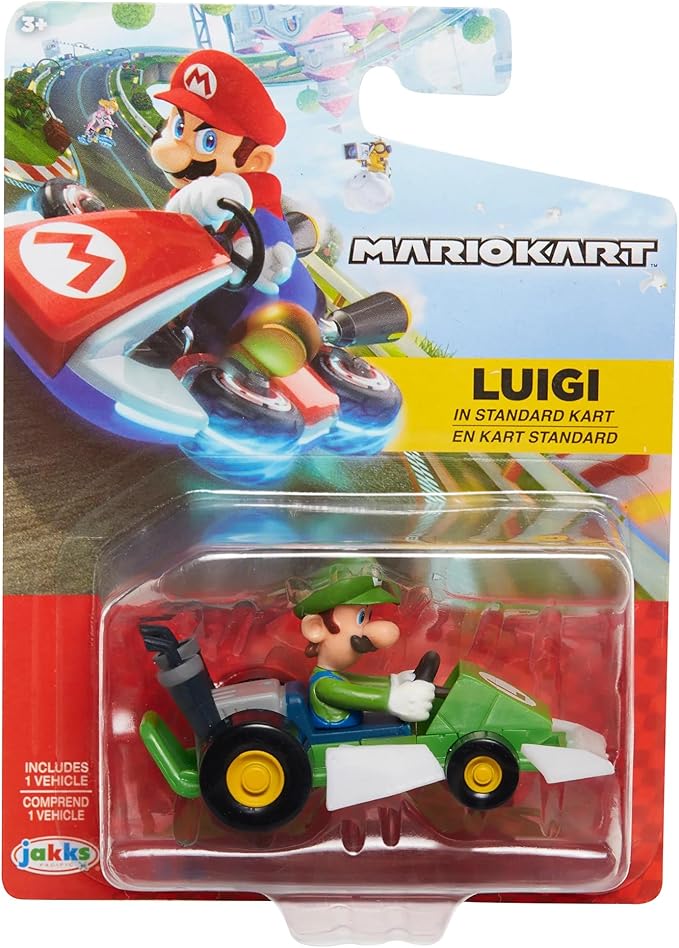 World of Nintendo Mario Kart Racers - Luigi Standard Kart