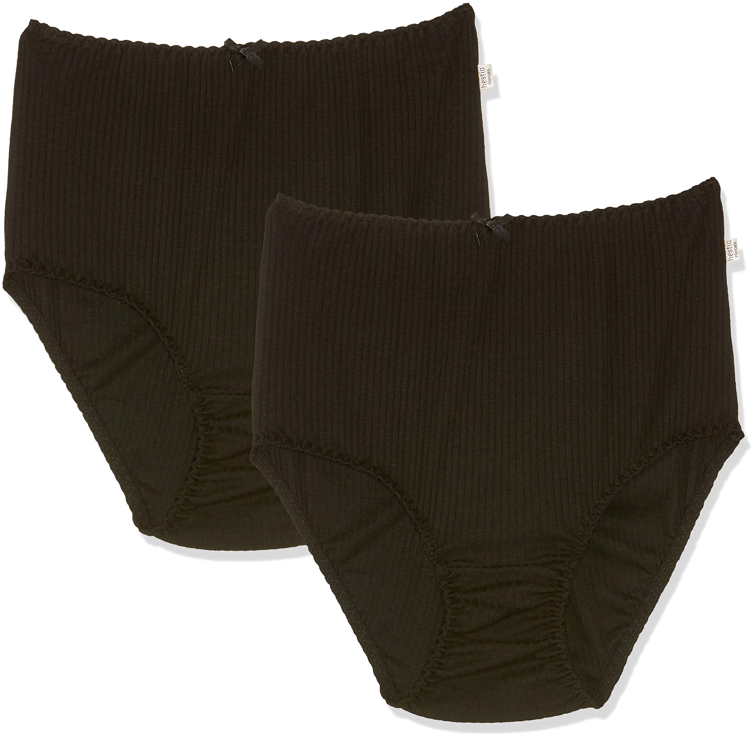 Hestia Heroes Full Brief 2 Pack W10072 Black