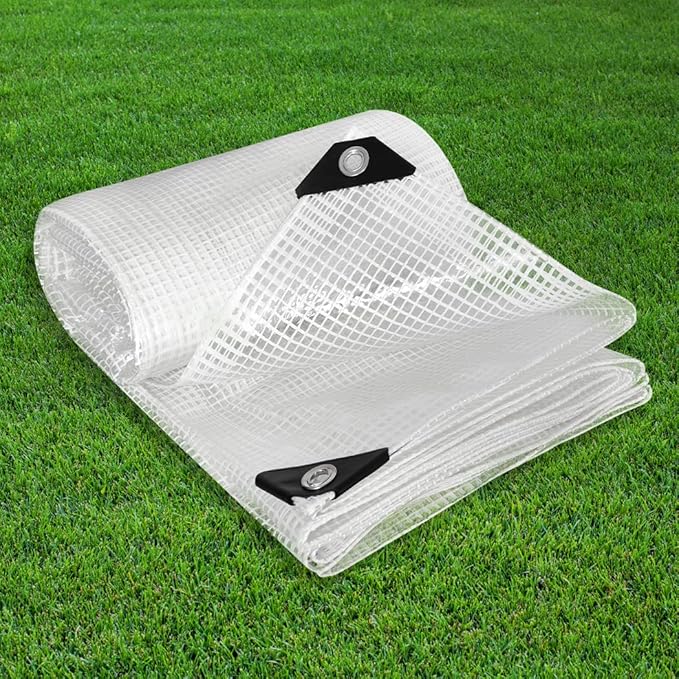 Manan 4.3mx6.1m Tarp Tarpaulin 200gsm Camping Heavy Duty Tent Waterproof Cover