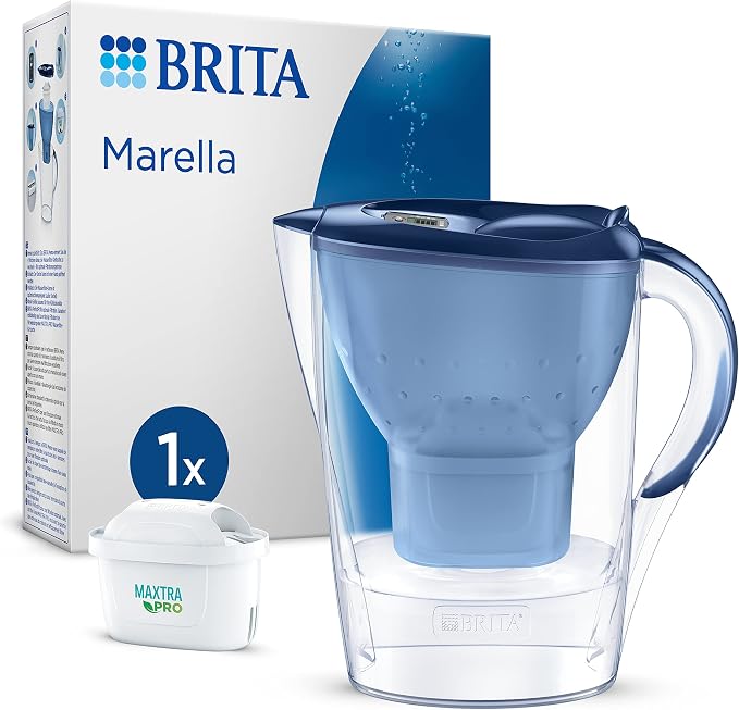 Brita Marella Manual Water Filter 2.4 L Blue Hardware/Electronic