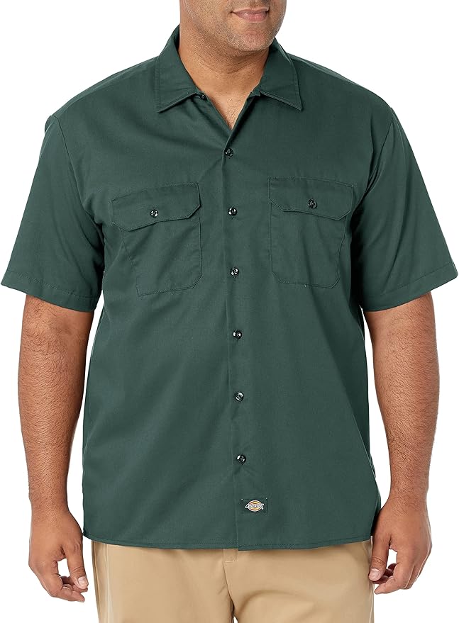 Dickies Work Short Sleeve Shirt White XL Man DK0A4XK7WHX1-XL