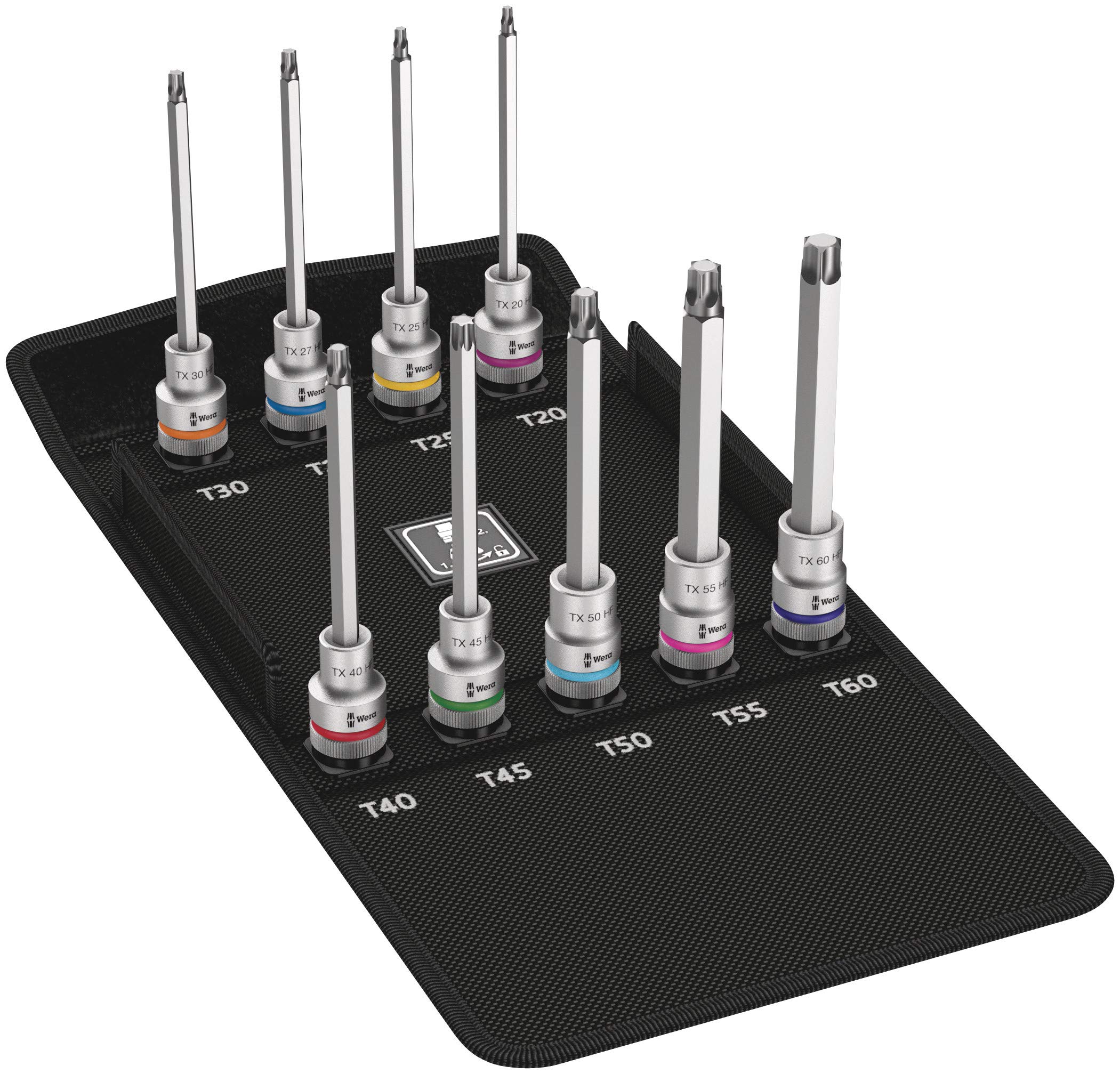 Wera 8767 C Torx HF 2 Zyklop Bit Socket Set Torx Holding Function