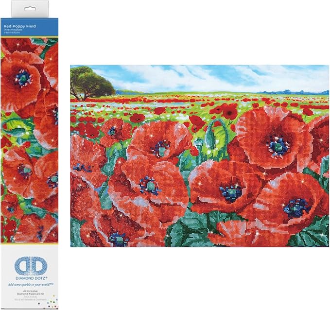 Diamond Dotz: Facet Art Kit - Red Poppy Field