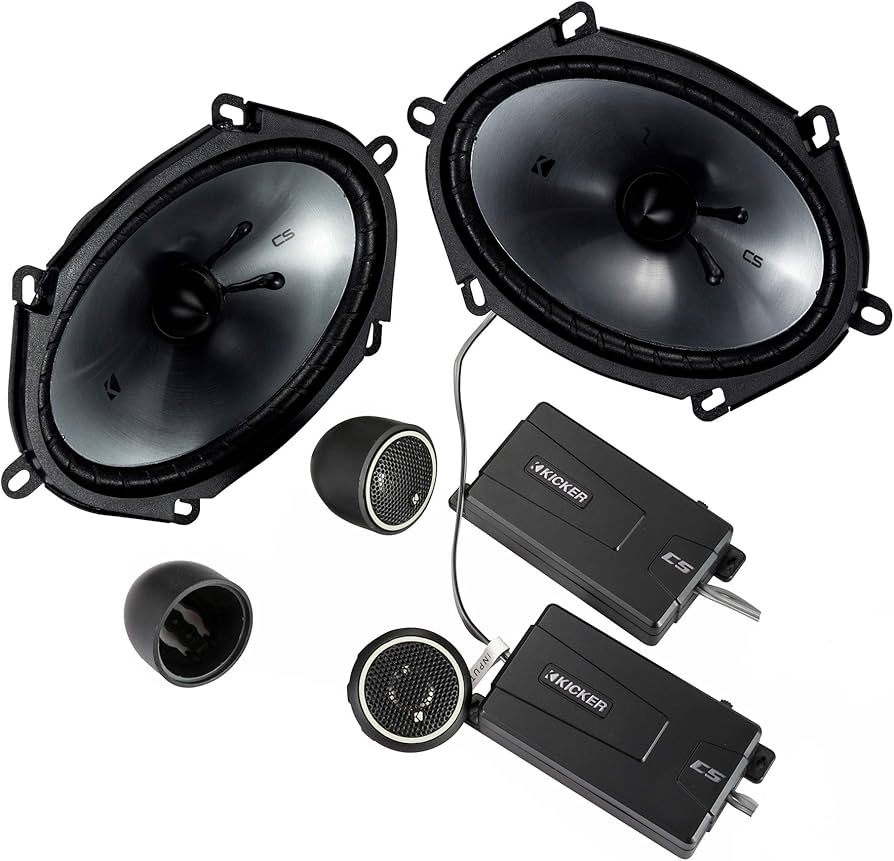 Kicker CSS684 CS-Series 6x8-inch Component Speakers