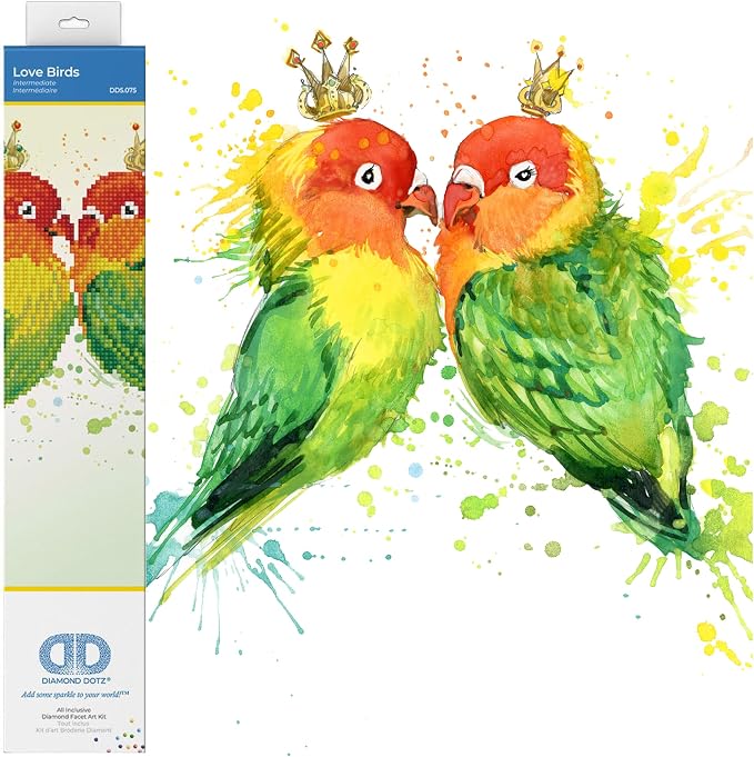 Love Birds - Diamond Art Kit - DD5.075 - Diamond Dotz