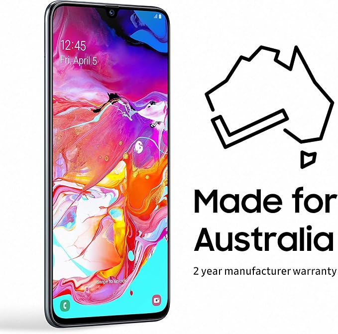 Samsung Galaxy A70 SM-A705F 17 cm (6.7") Single SIM Android 9.0 4G USB Type-C 6 GB 128 GB 4500 mAh Black