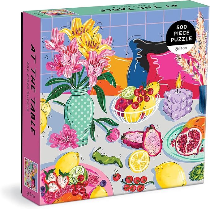 at The Table 500 Piece Puzzle by Galison
