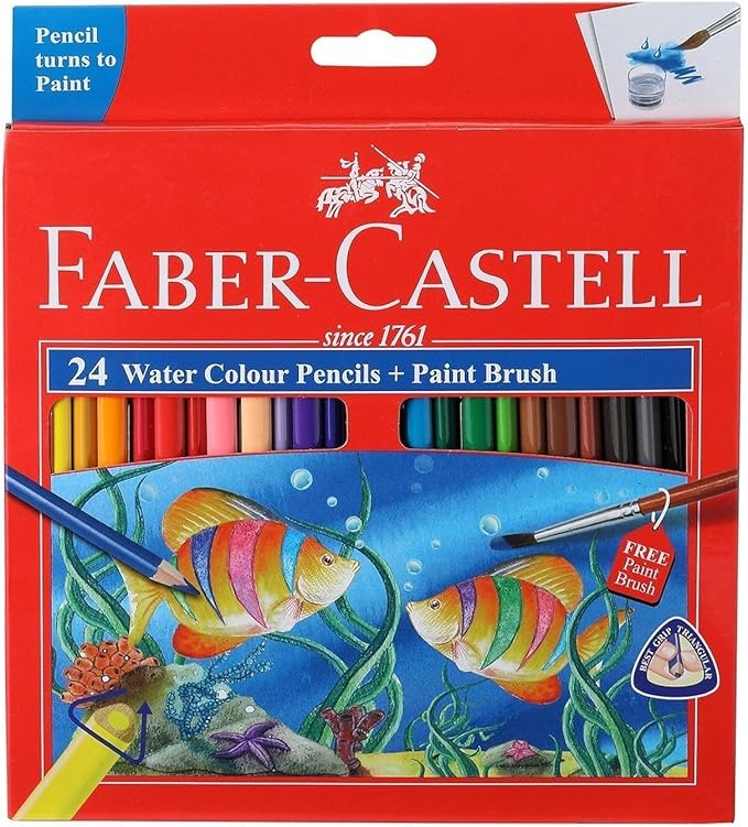 Faber Castell - 24 Watercolour Pencils