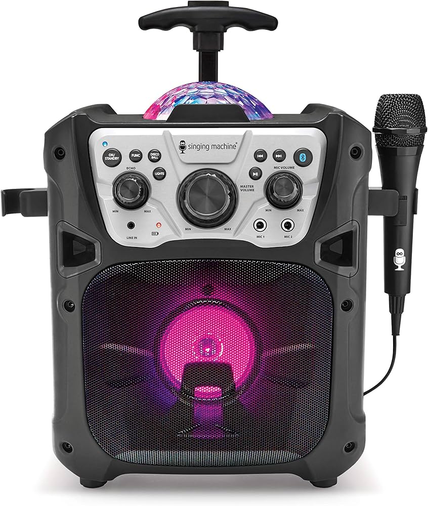 Singing Machine Mini Fiesta - Bluetooth + Light Show