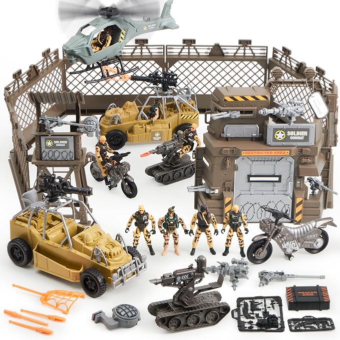 JOYIN Military Base Toy Set