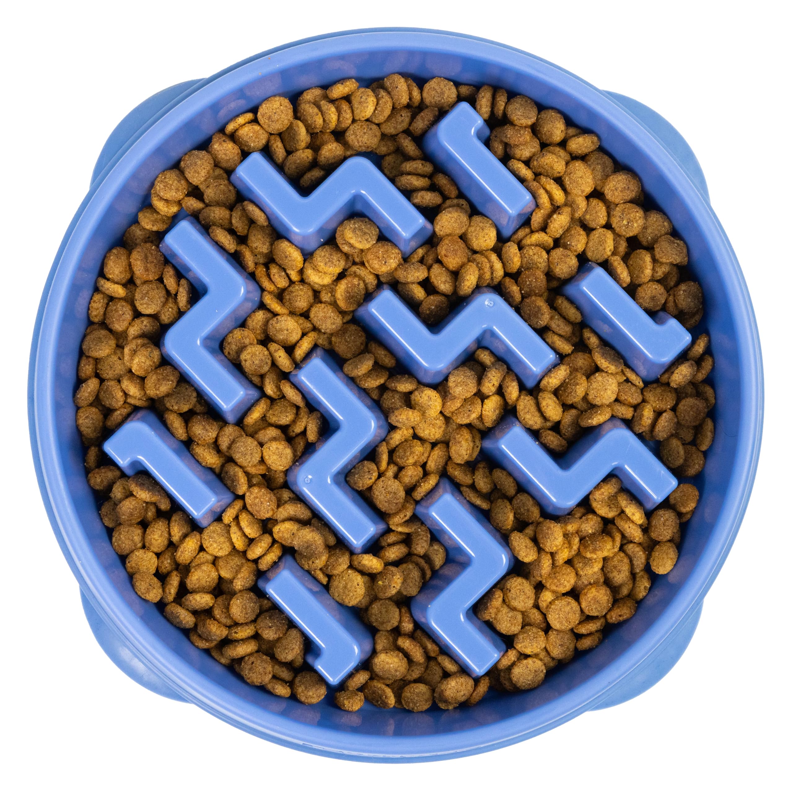 Outward Hound Slow Bowl Fun Feeder Blue Medium