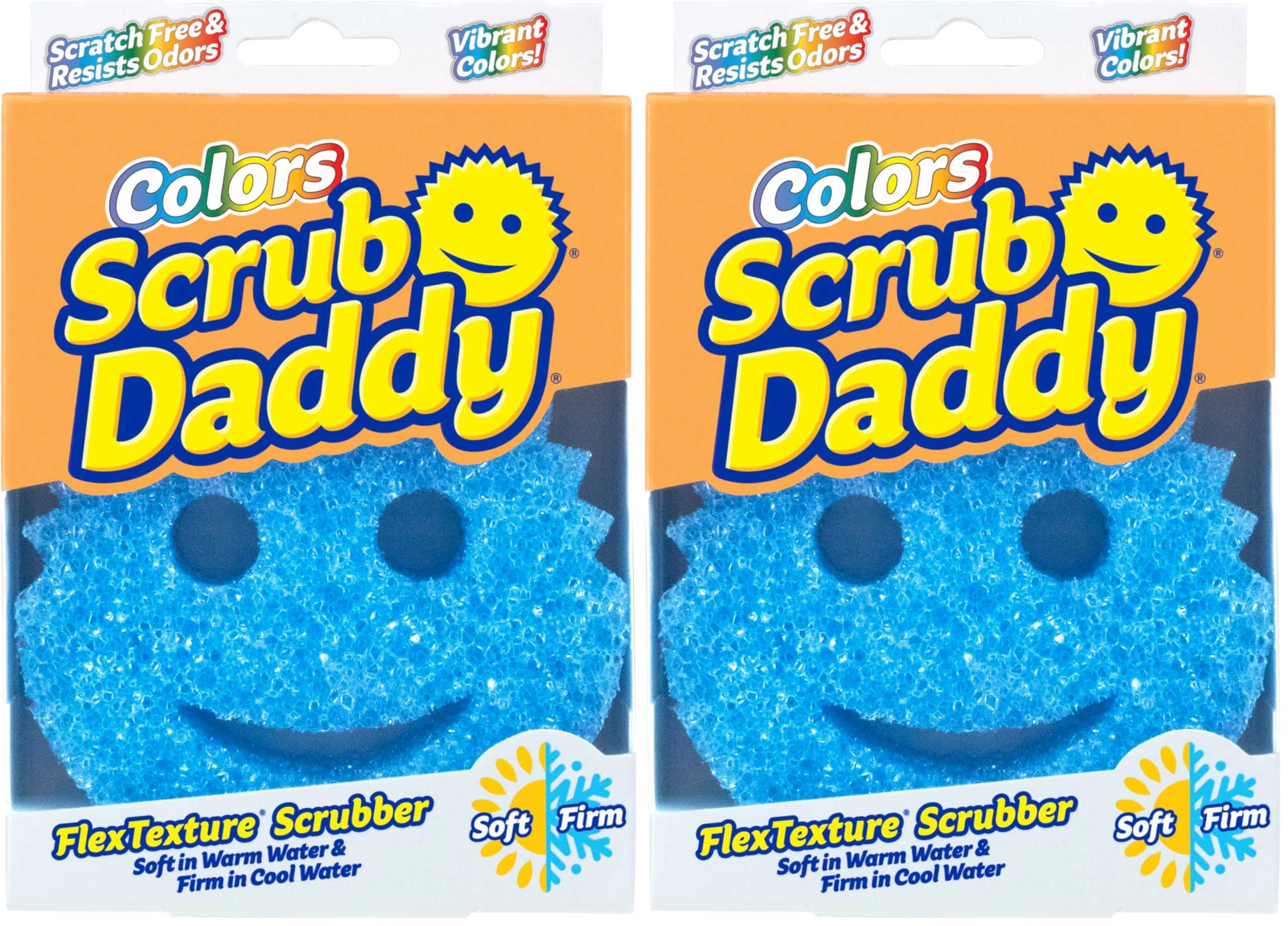 Scrub Daddy 2 in 1 Versatile Cleaning Sponge Blue